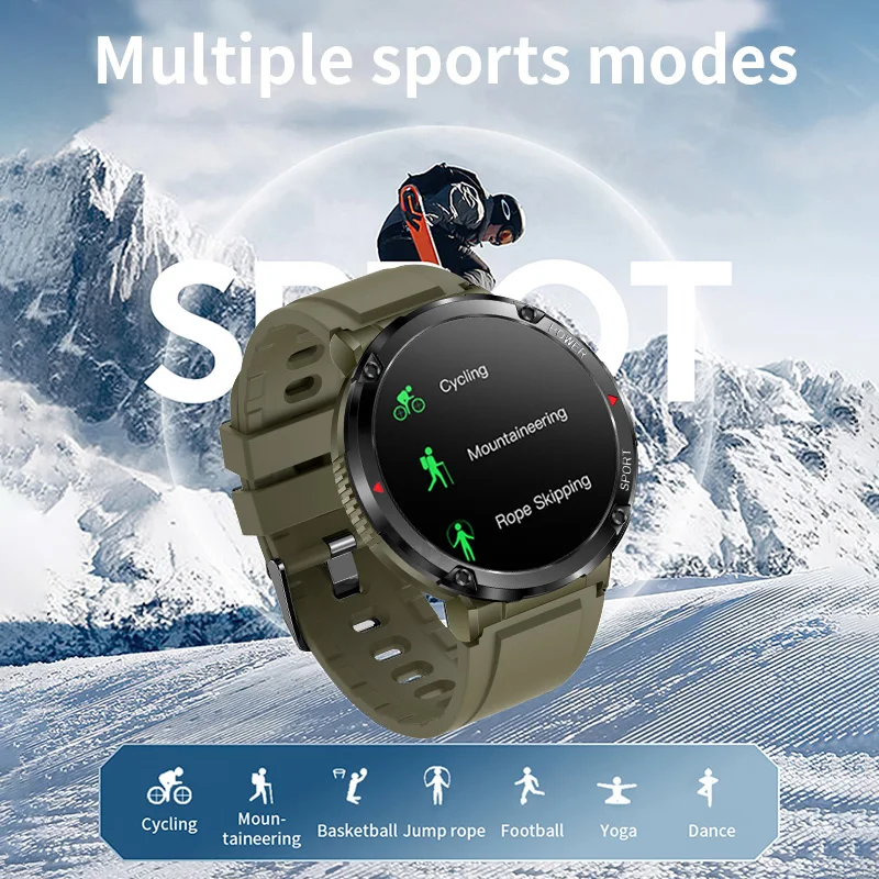 Lige 600Mah Batterij Smart Horloge Voor Mannen Sport Fitness Tracker Smartwatches Bluetooth Call Smartband Armband Klok Voor Xiaomi