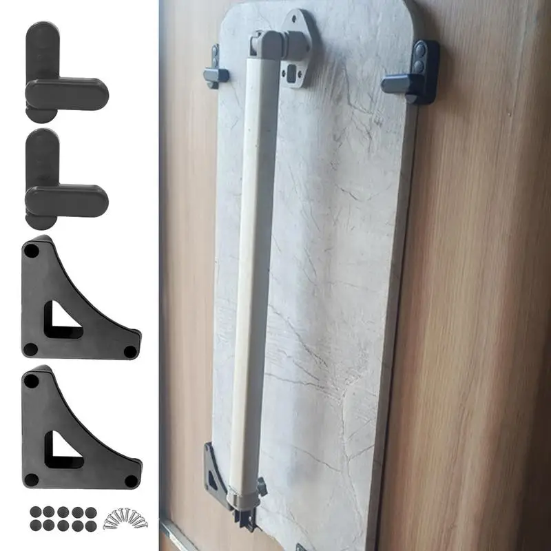 RV Table Mount RV Grill Mount and Table Wall Mount Multifunctional RV Trailer Accessories Folding Table Mount Hardwares for RV