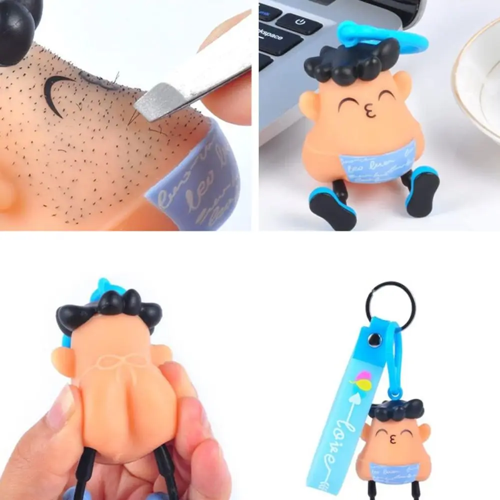 New Pimple Anti Stress Pull Beard Blackhead Funy Twelve Constellations Fidget Polyester Fiber Stress Relief