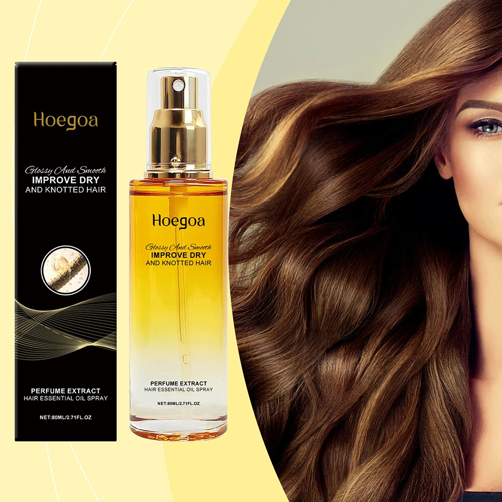 Parfums Haar Essentiellöil Spray Tiefe Verbesserung der trockenen lockigen Reparatur Haarwurzel nahrhafte nicht fettbezogene Glättung Conditioner