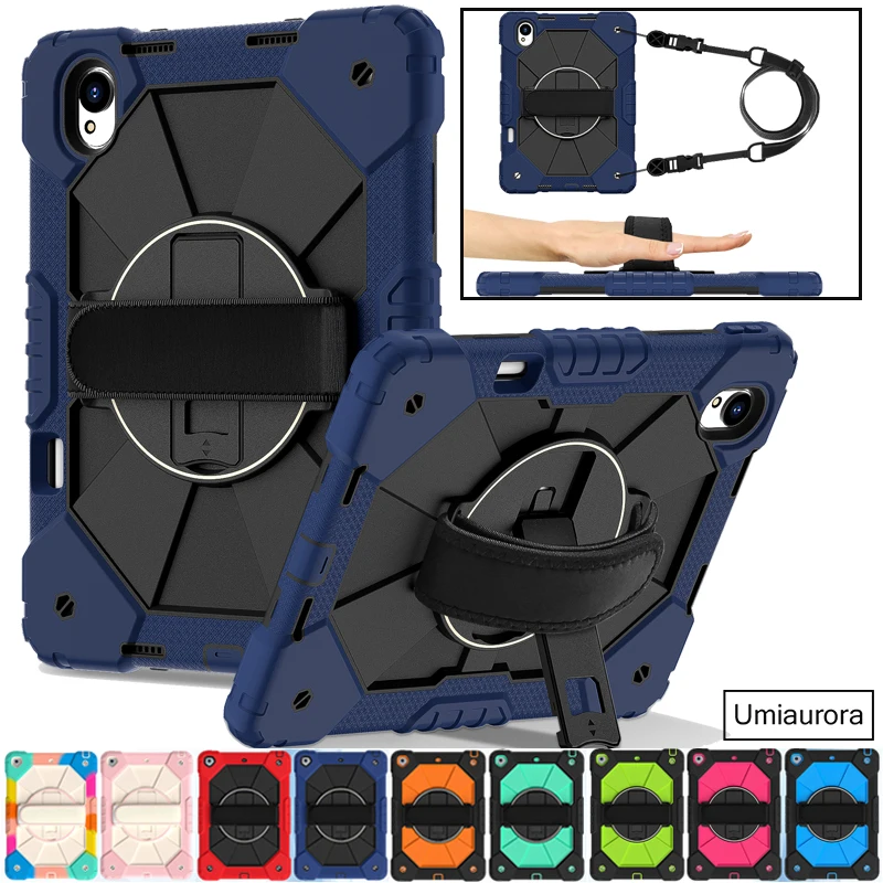 

For Huawei MatePad 11.5S 11.5 inch 2024 2025 TGR-W09 SLG-W10 Heavy Duty Rugged Tablet Case Hand Strap Stand Shockproof PC Funda