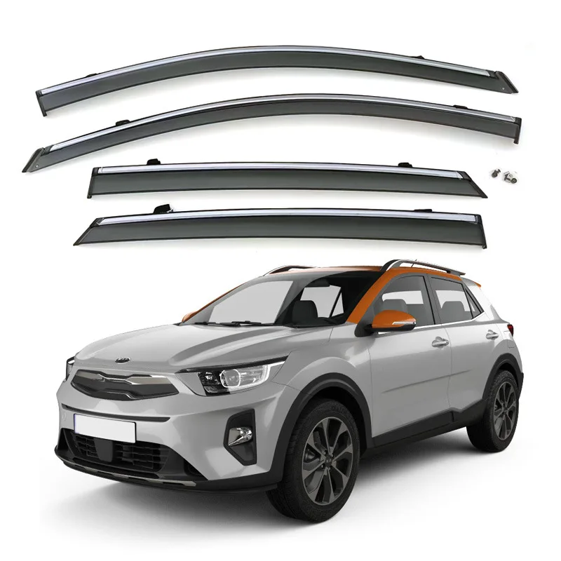 

Special 2019-2021 Kia Kx1/Stonic Injection Molding Thickened Snap-on Rain or Rain Shield Eyebrow