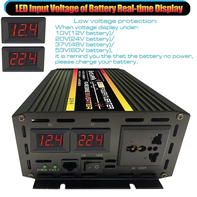 

300W PET Solar Panel+150A Charge Controller+12000W 10000W 110V/220V Power System Inverter Power Generation Kit for Home Outdoor