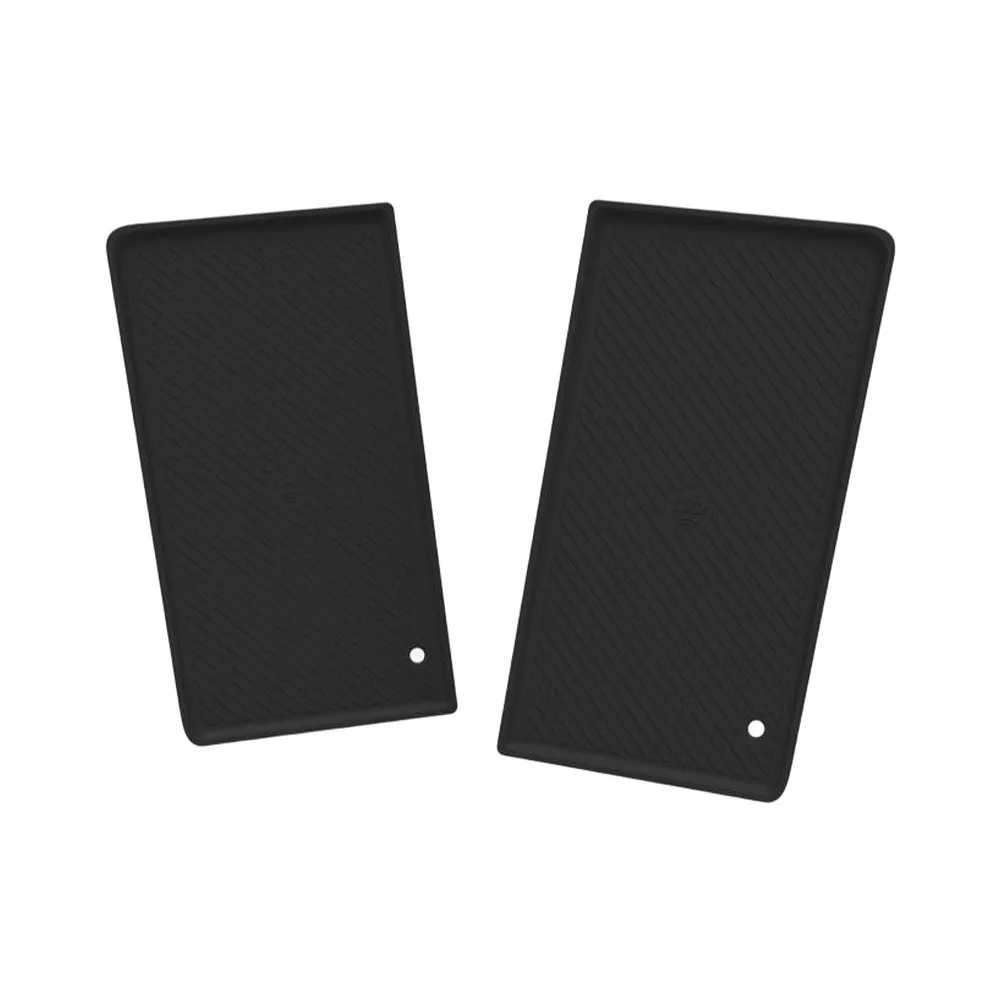 Silicone Console Armrest Storage Box Compatible with For Toyota For BZ4X 2026 Black 20x11x2cm Interior Solution