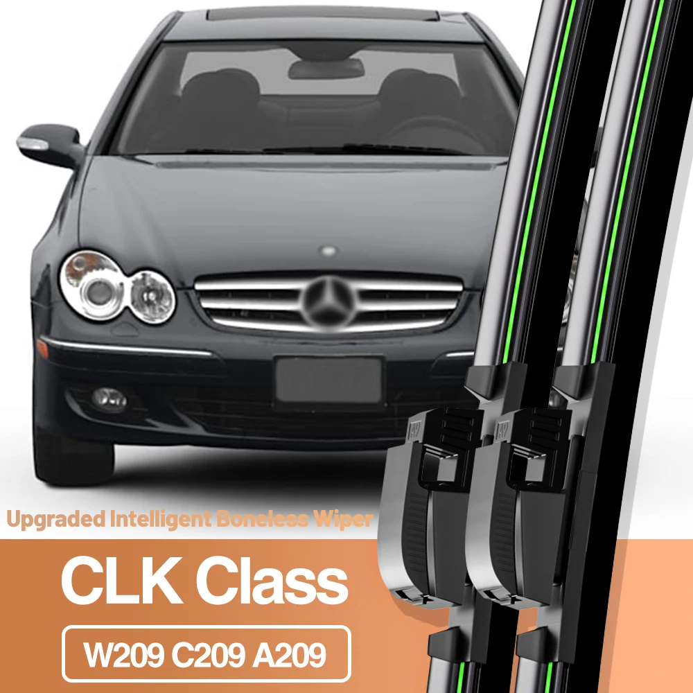 

2pcs For Mercedes Benz CLK Class W209 C209 A209 2002-2009 Front Windshield Wiper Blades Windscreen Window Accessories 2003 2006