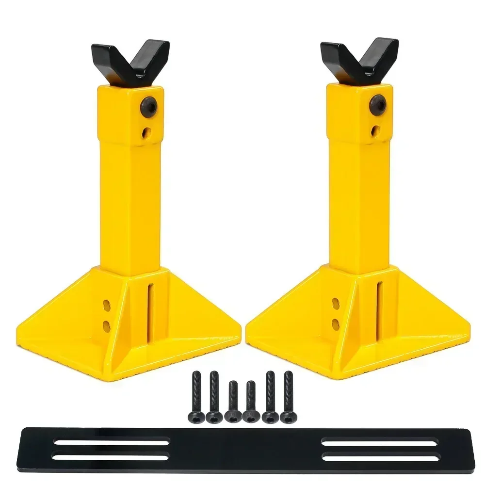 Support de voiture RC en métal de Simulation, Jack réglable en hauteur, décoration pour 1/8 1/10 RC chenille axiale SCX10 TRX4 D90