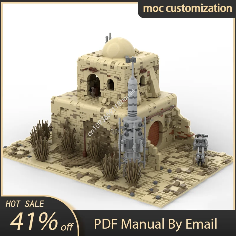 1805 pz Moc Star Battle Tatooine Casa Modello Building Blocks Mattoni Fai Da Te Assemblaggio Creativo Giocattoli Educativi Regalo Del Capretto