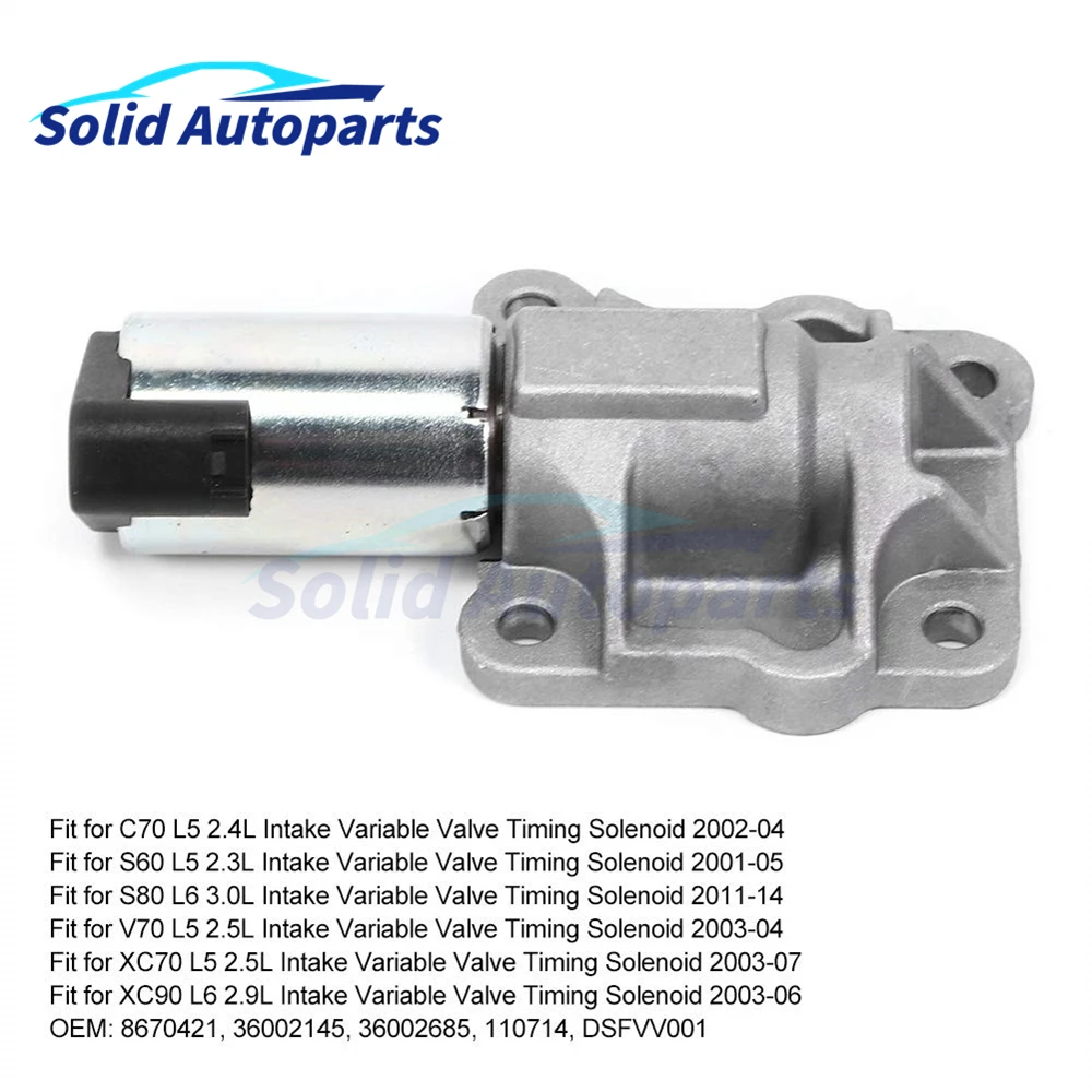 

8670421 Intake Camshaft Timing Solenoid Valve VVT 36002145 For Volvo C70 S60 S80 V70 XC70 XC90 Auto Parts