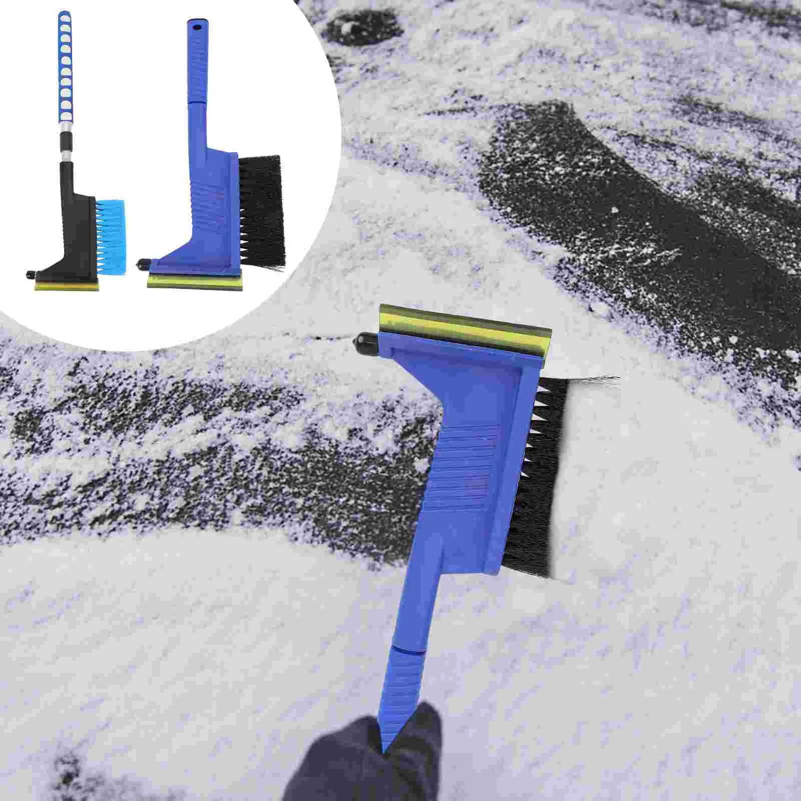 2 PCS Snow Removal Glass Clean Tool Scrape Windshield Abs Plastic Cleaner Car Ice