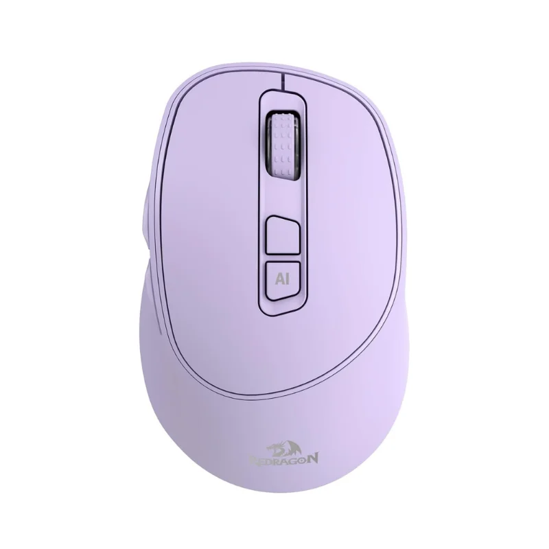 Redragon BM4195 AI Smart Wireless Mouse, 2.4G & BT Computer Office Mouse,Translate & Voice Typing, 5 DPI Adjustable, Ergonomic D