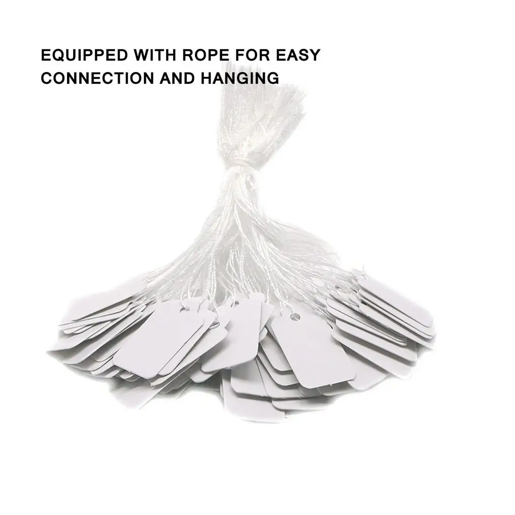 500 قطعة/الوحدة تسمية سعر المجوهرات مع سلسلة القطن شارة سعر السلع متجر بطاقة السعر DIY بها بنفسك الذهب الفضة فارغة بطاقة عرض السعر