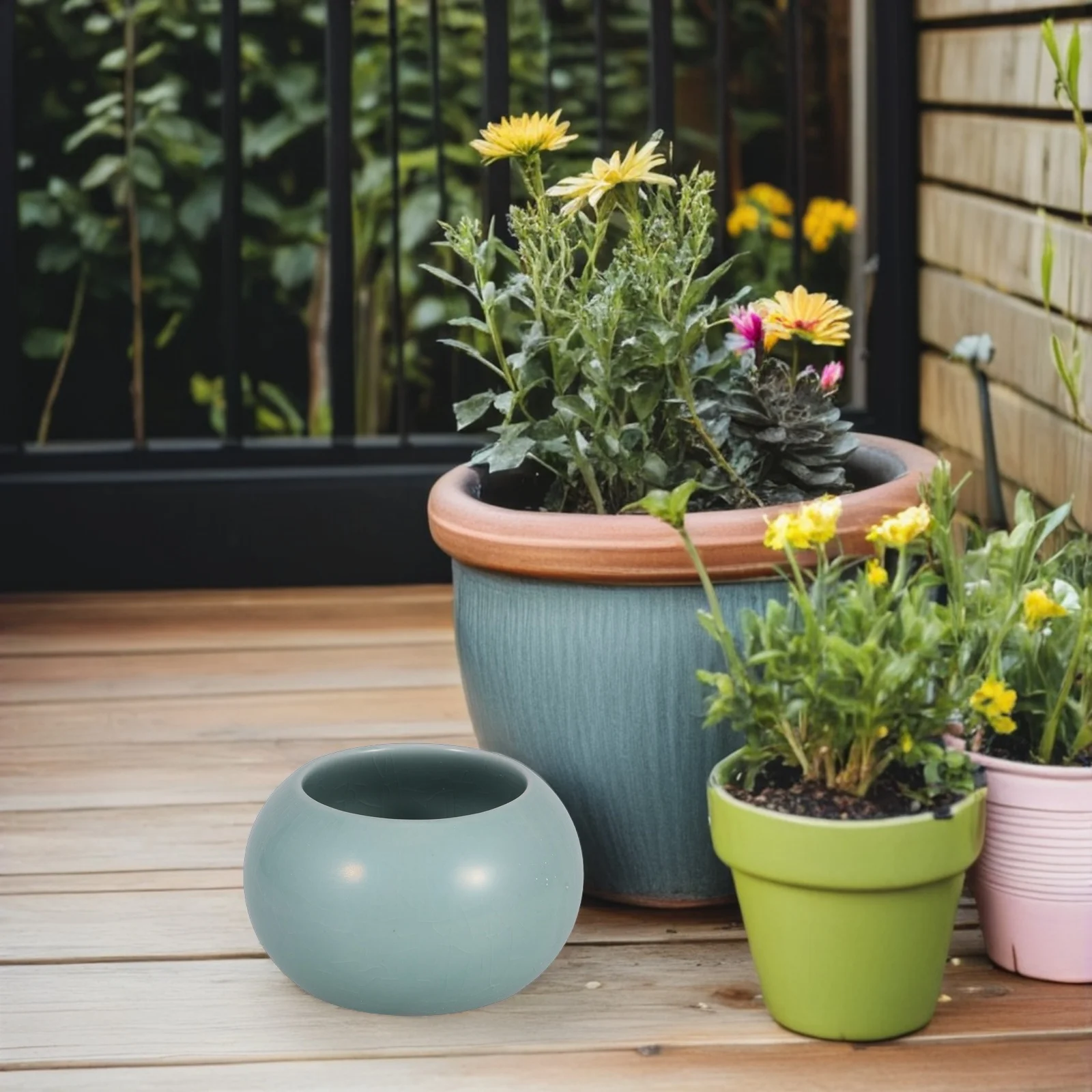 

Керамический гидропонный горшок для растений, ваза для водяных лилий, контейнер для выращивания нарциссов, минималистичный эстетичный декор для домашнего сада