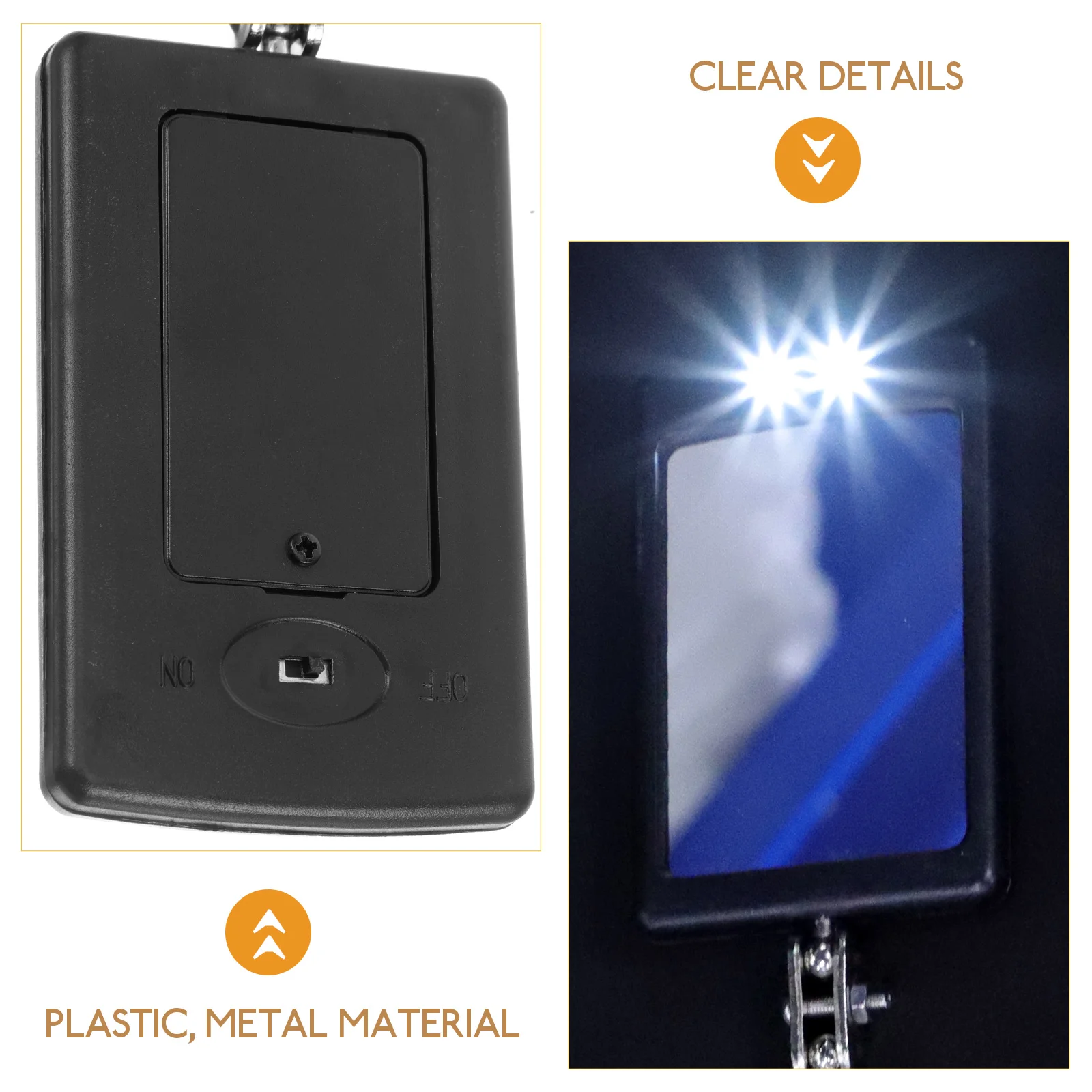 

2Pcs Flexible Telescoping Inspection Mirror Adjustable for Various Car Models Chassis Inspection Telescoping Mirror