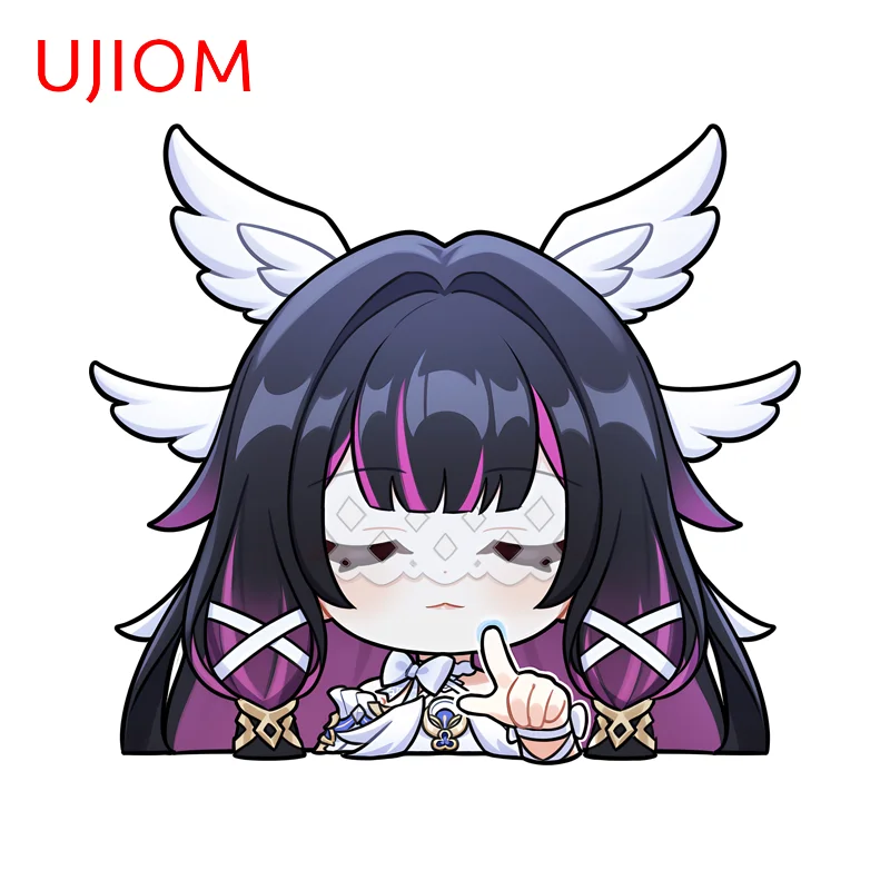 UJIOM Chibi Genshin Impact Columbina Wandaufkleber Anime Girl Art DIY Home Wallpapers Attraktives Schlafzimmer Kühlschrank Dekor