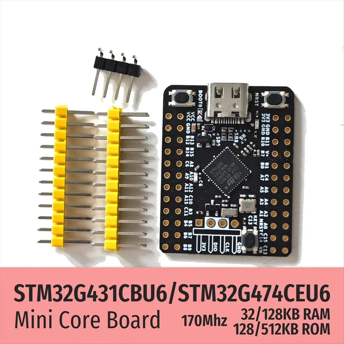 [متوفر] WeAct STM32G431CBU6 STM32G431 STM32G4 STM32 لوحة تجريبية أساسية