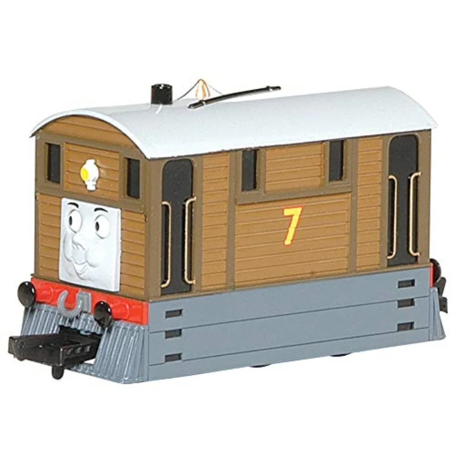

Thomas And Friends toy train for kids, plastic, black, moving eyes feature