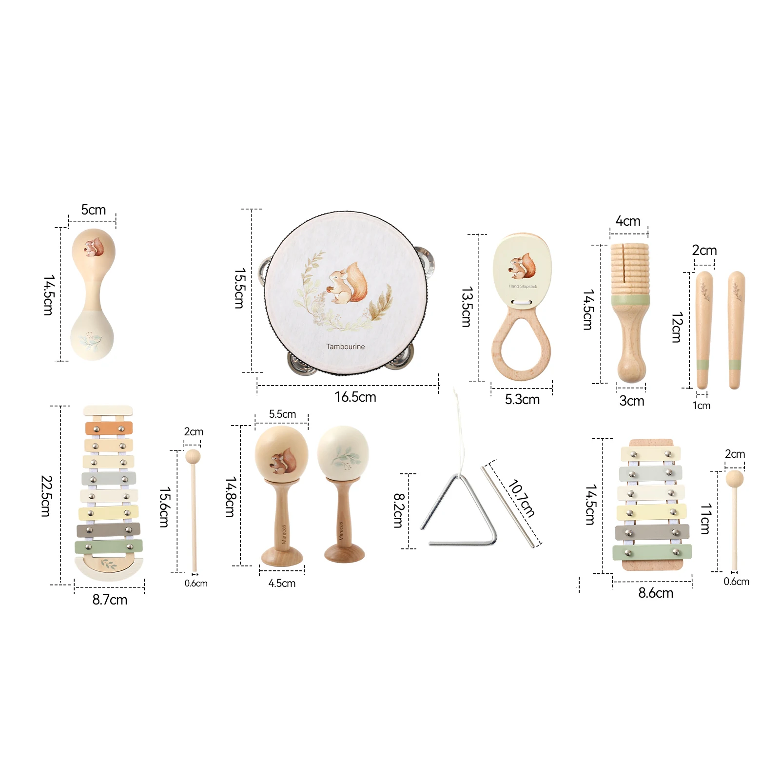 Musikinstrumente Montessori Musik Baby 0 12 Monate Spielzeug Trommel Xylophon Kinder Frühe Pädagogische Holzinstrumente Babyspielzeug – Detail 1