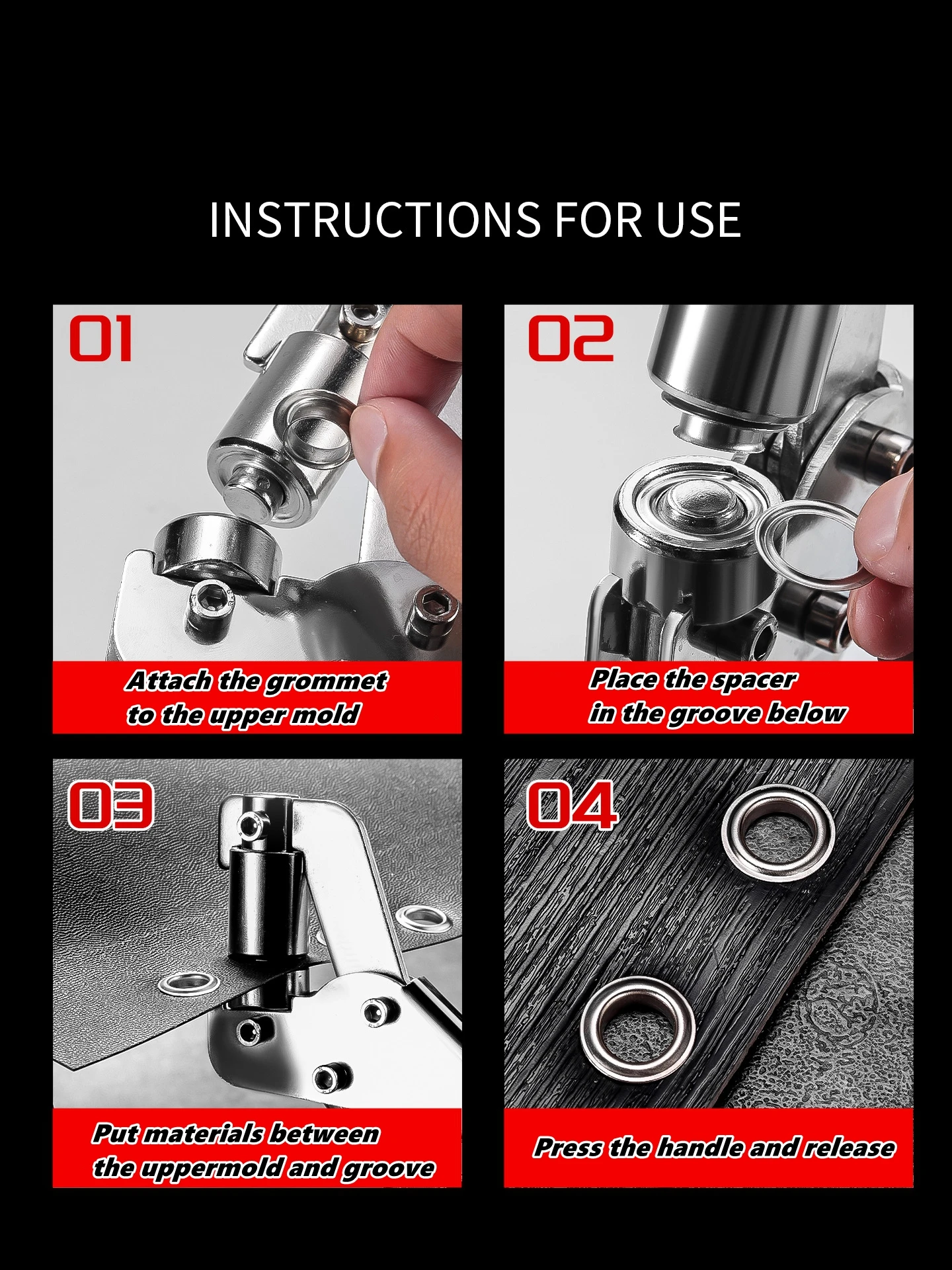 6 مللي متر/10 مللي متر العيينة كماشة عدة أدوات المحمولة اليد الصحافة المعادن جروميت ثقب لكمة ذو طيات للجلد قماش الملابس DIY قماش القنب الدائري