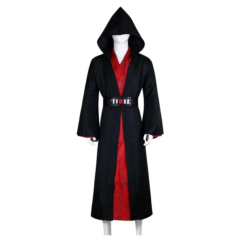 Palpatine männlich Rollenspiel Kostüm Film Raum Kampf Umhang Gürtel Fantasie Verkleidung Männer Erwachsene Cosplay Kleidung Halloween Outfits