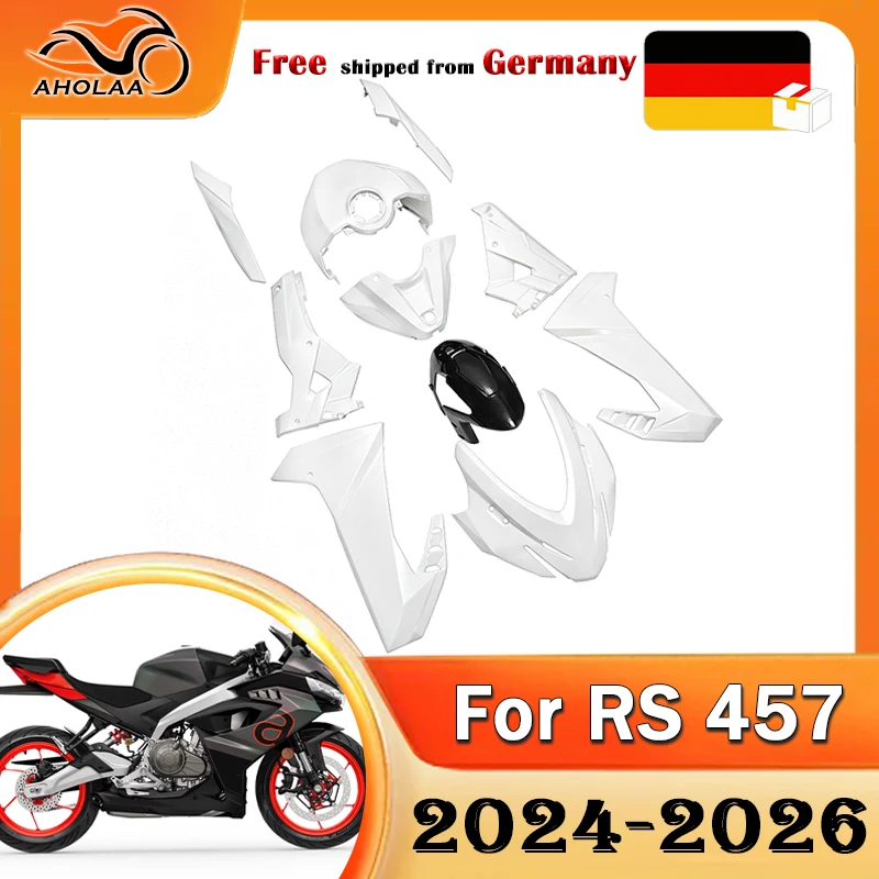 Pour Aprilia RS 457 rs457 2024-2026, kits de carénage complet pour moto, carénages injectés, panneaux de carrosserie, ensemble de protections en plastique ABS