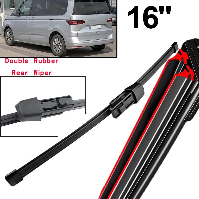 

Car Wiper 16" Rear Wiper Blade For Volkswagen Transporter T6 T7 2016 - 2023 Windshield Windscreen Tailgate Window Rain Brush