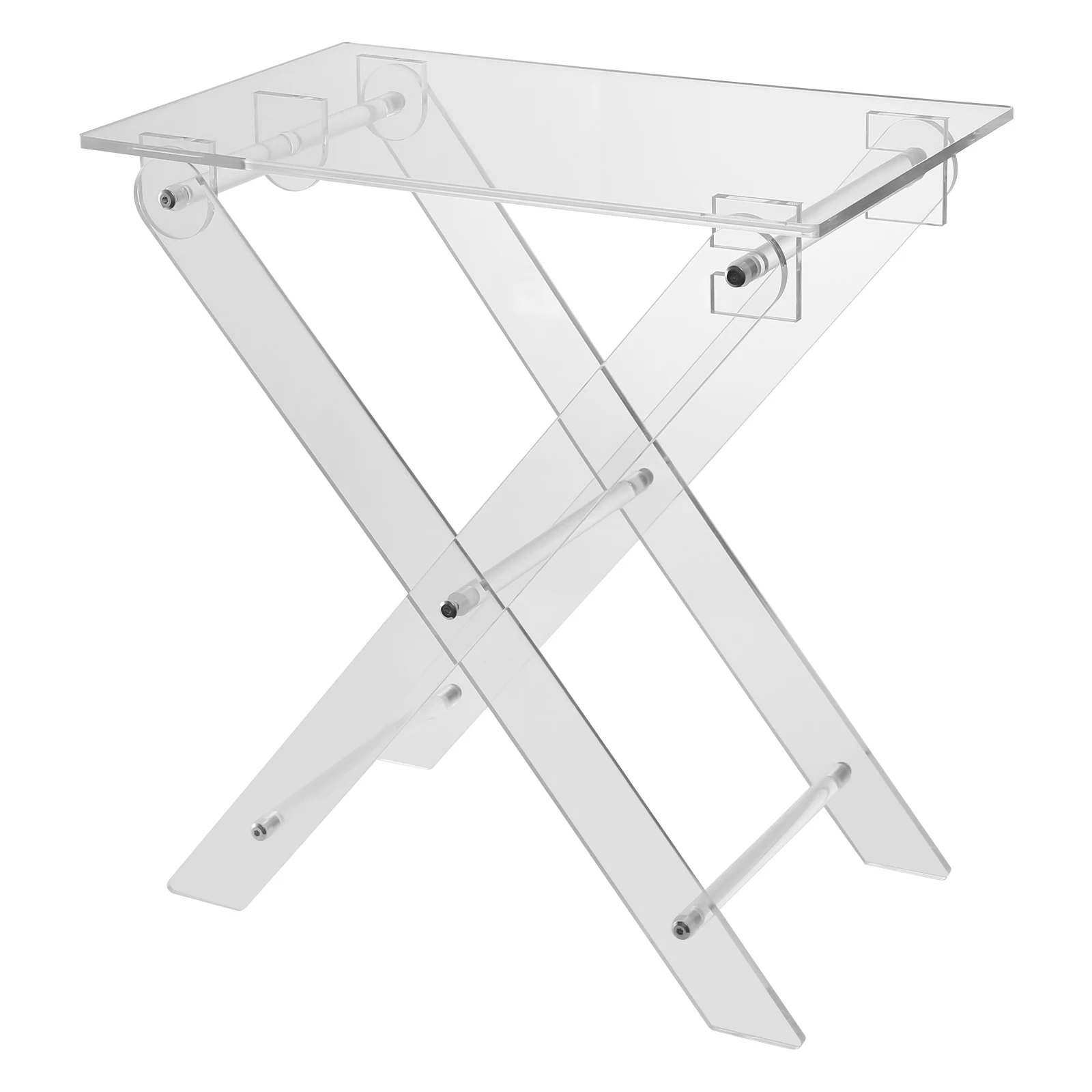 Foldable Acrylic Computer Stand with Style Appearance for Living Room, Bed Room