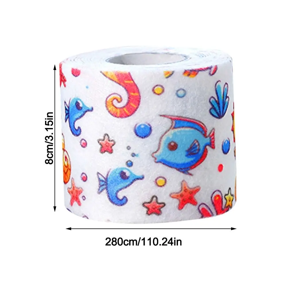 Nastro per lavello in tessuto non tessuto Nastro per mastice per WC impermeabile per cartoni animati Nastro sigillante per lavabo autoadesivo che assorbe l'umidità