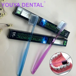 2Pcs Practical Orthodontic Toothbrush Soft Bristle Interdental Brush Orthodontic Braces Brush For Oral Hygiene Teeth Care Tool