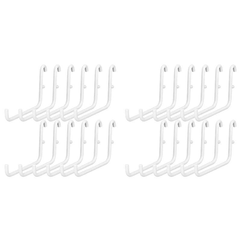 Crochets de planche à chevilles ABWR-24Pcs, accessoires de planche à chevilles, ensemble de crochets de planche à chevilles longues, outil de rangement en métal, outil de bureau à domicile étanche