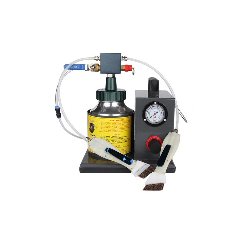 

111 Automatic pneumatic double-head glue filling machine spraying machine shoe wrapping glue brushing machine