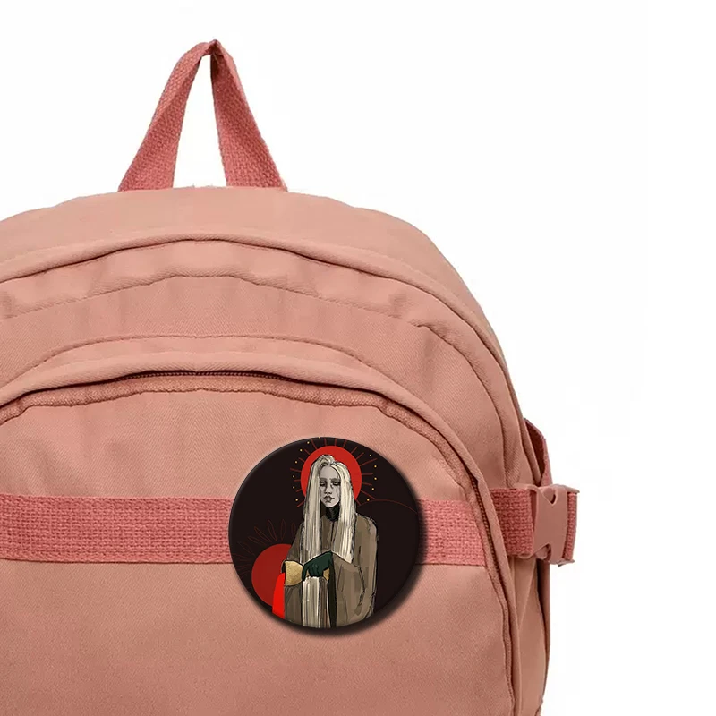 58 مللي متر الخوف والجوع لينة زر دبوس سماري ومارينا أنيمي بروش حقيبة اكسسوارات الديكور المشجعين جمع الأصدقاء الهدايا