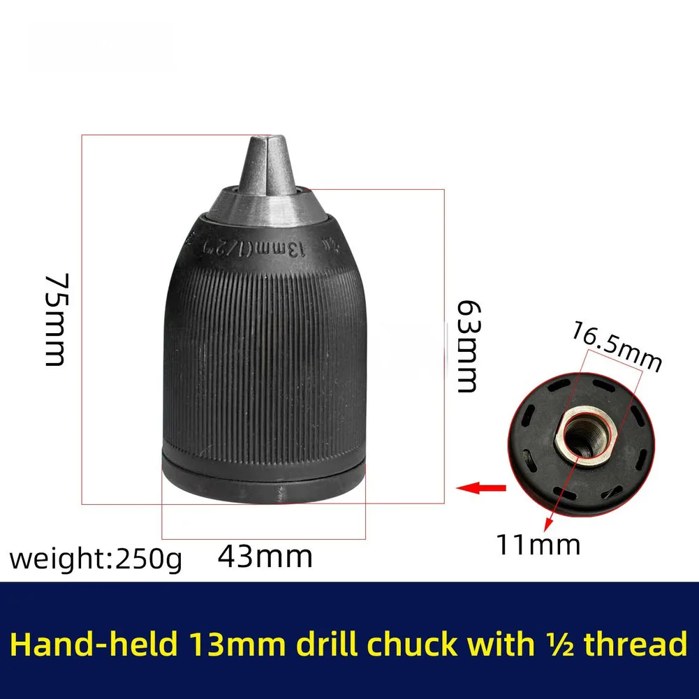 ABS Metal Construction Hand-tight Chuck ABS metal Material Wide Bit Range Suitable For Use And ABS Drill Chuck