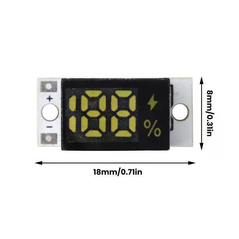 1S 2S 3S4S Lithium Battery Indicator Module Mini LED Percentage Display Battery Meter Mini Power Display Indicator