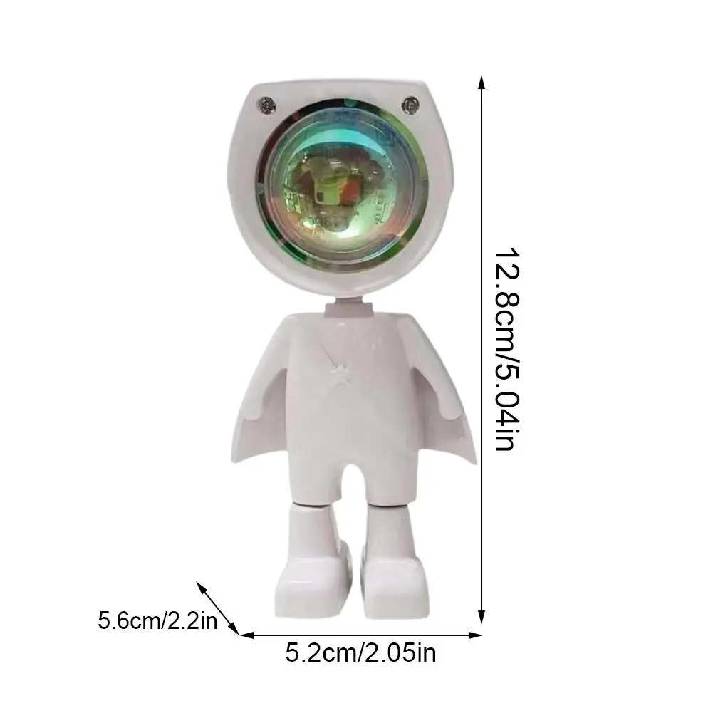 360 °   Вращающийся светодиодный проектор Astronaut Sunset с USB-зарядкой |   Регулируемый светильник Halo Mood для детей