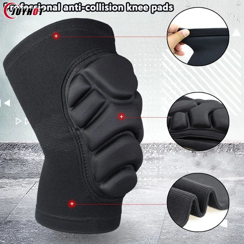 

1Pair Thick Sponge Knee Pads Elbow Sleeves Guard Collision Avoidance Sport Protective Kneepad Skate Soccer Cycling Brace Support