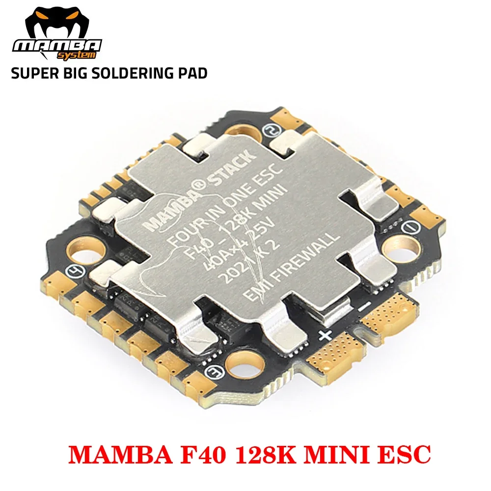 DIATONE MAMBA MINI F30/F40_BLS/F40_128K BLHeli_S/BLHeli_32 4in1 ESC Dshot 300-600-1200 Installation 20mm，M2/M3 For RC FPV Drone