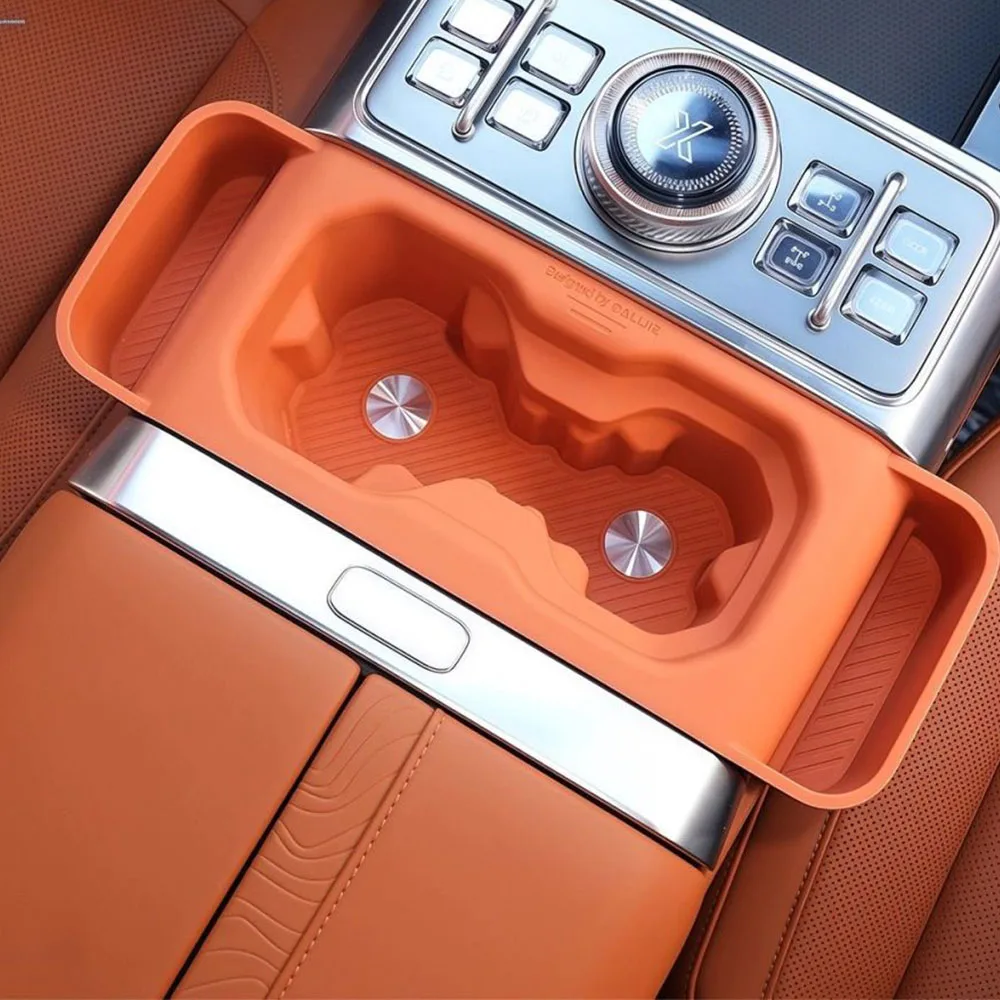 

For Jetour G700 Central Control Water Cup Silicone Pad Cup Holder Storage Box Anti Slip Pad Interior Modification Products