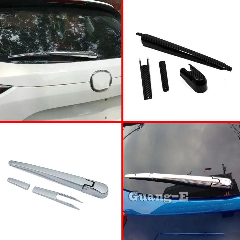 

Car Detector ABS Chrome Rear Back Glass Wiper Nozzle Frame Trim Tail Window For Mazda CX-5 CX5 2017 2018 2019 2020 2021 2022