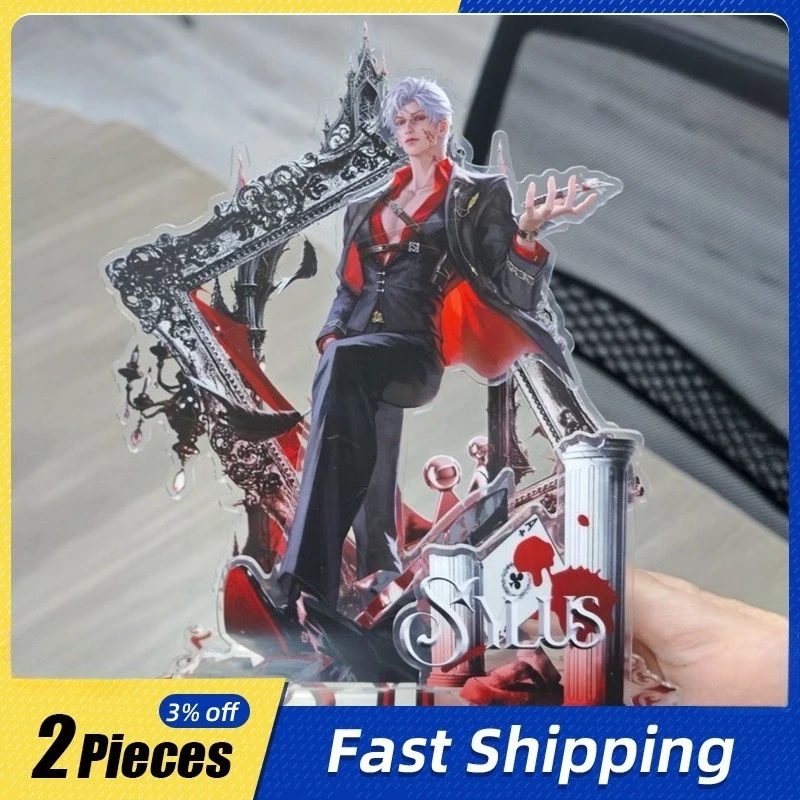 

10cm/3.93in Acrylic Standing Plates Love and Deepspace Game Peripherals Qin Che Creativity Accessories Collectible Birthday Gift