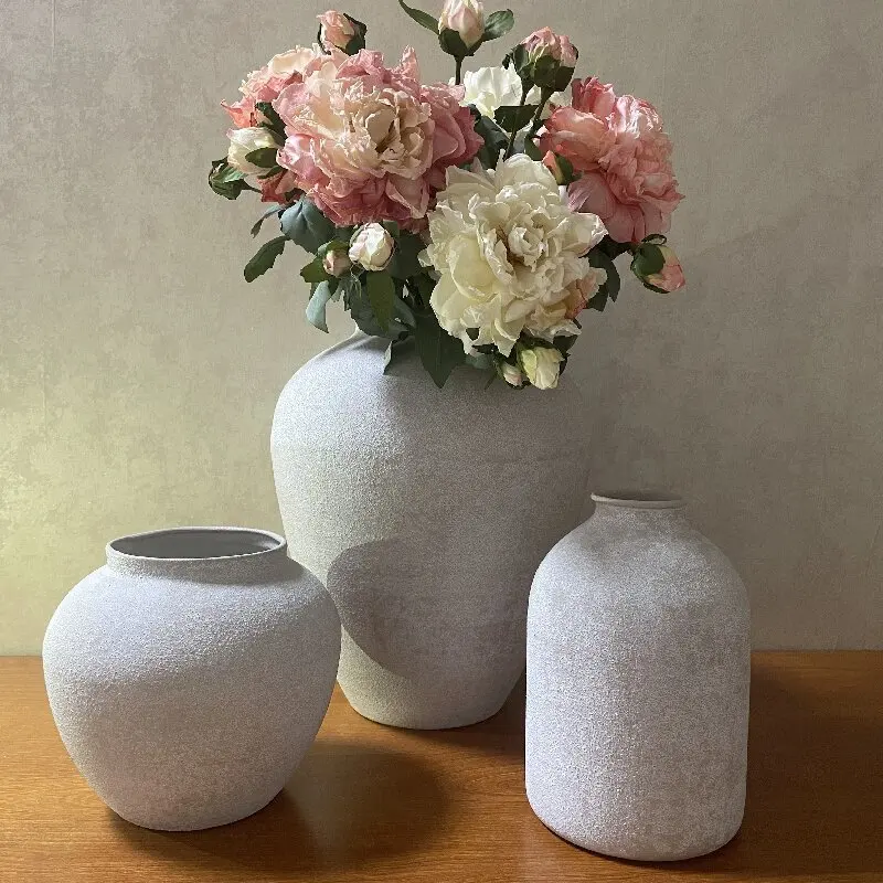 

LH pastoral wrought iron retro flower device desktop decorative vase advanced flower arrangement device