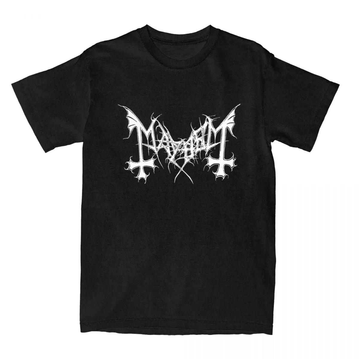 Rock Heavy Metal Mayhem Band Shirt Merch Men Women Pure Cotton Vintage Tees Short Sleeve Clothes Gift Idea