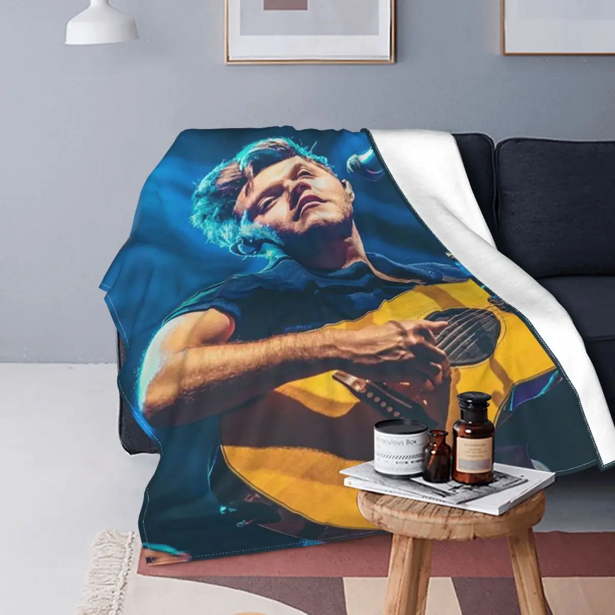 

3D Print Niall Horan Blankets Flannel Decoration for Kids Adult Gift Multifunction Soft Throw Blankets for Home Car Quilt