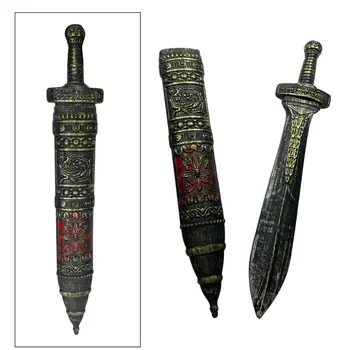 בציר רומני חרב צעצועים אביזרים נשק פלסטיק סכינים תחפושת תכשי...