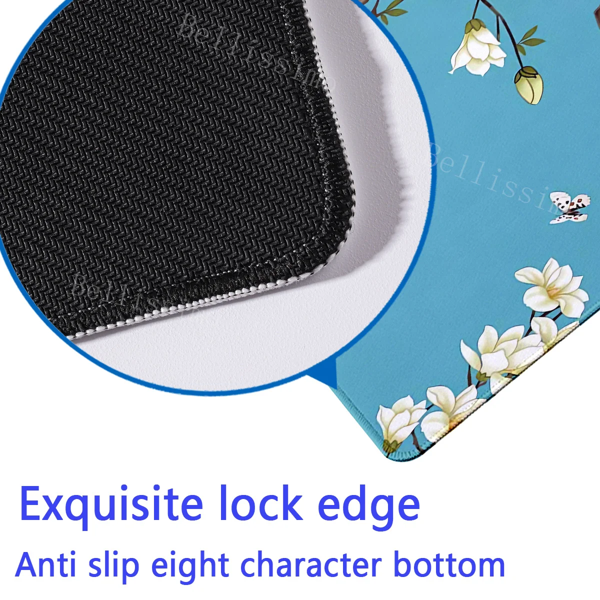 Chinese style flower bird Mousepad Rubber XXL Cartoon Anime Gaming Mouse Pad Keyboard Desk Mat Accessories for PC Mouse Carpet