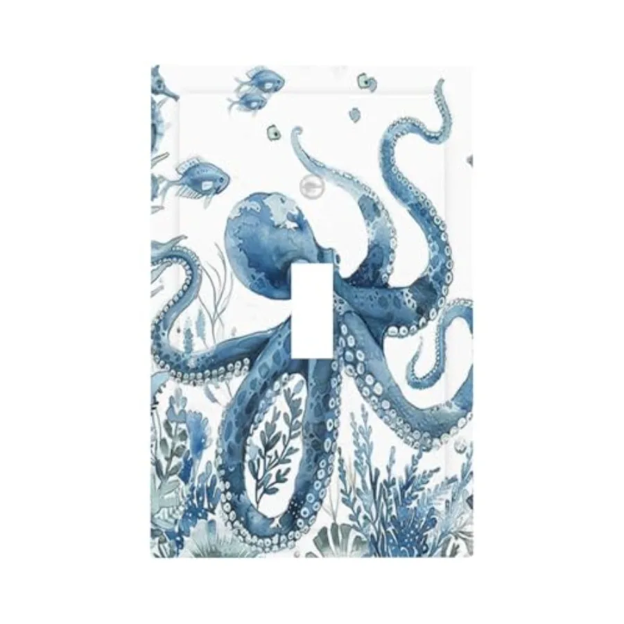 

Decorative Light Switch Cover Device Electrical Faceplate Switchplates Decorator Outlet Wall Plate for Bathroom Room
