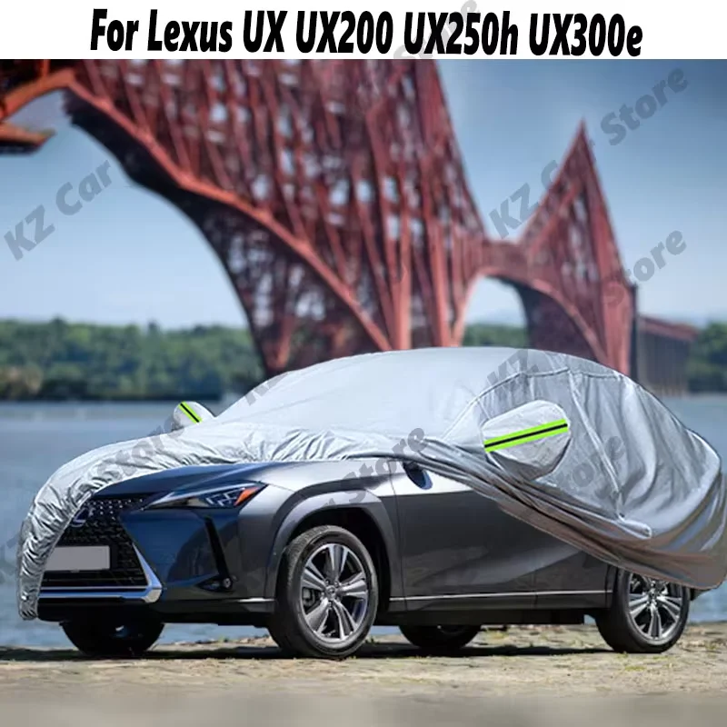 

Полный автомобильный чехол, водонепроницаемый, анти-УФ-солнцезащитный козырек, защита от снега и дождя, пылезащитный чехол для внедорожника для Lexus UX UX200 UX250h UX300e