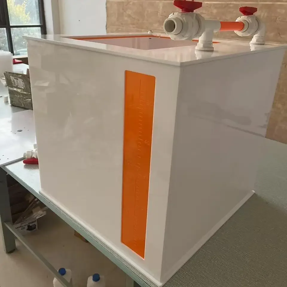 

TLF Large-Mouth Automatic Circulation Fish Tank Thickened Sea Salt Color Acrylic Cover Plate Aquarium Accsori