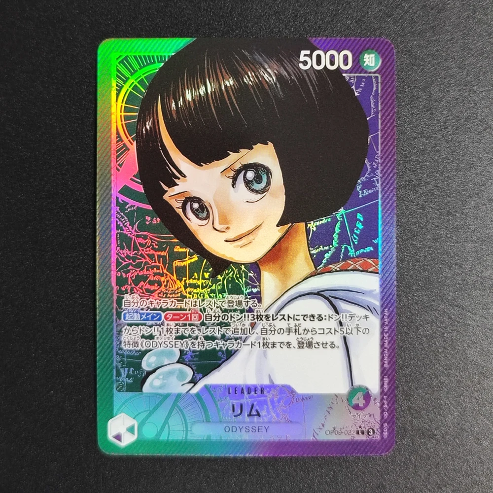 6Pcs One Piece Japanese Anime Collection Card OPCG Monkey D.Luffy Lim Nico Robin Marshall D.Teach Buggy Shanks Game Cards Toys