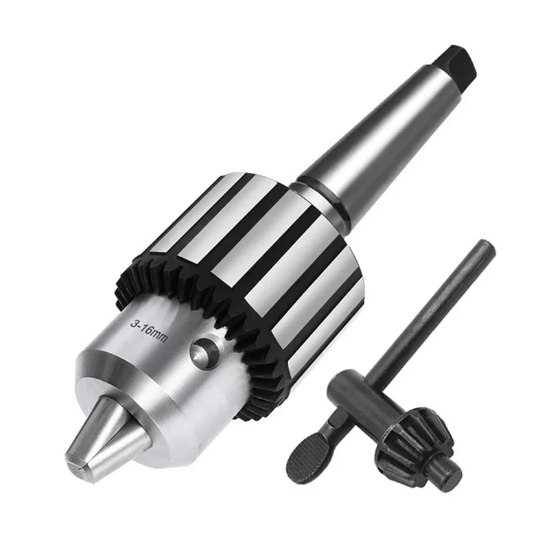 Super Heavy Duty 1/2 Inch (1-13mm) Magnetic Drill Chuck with 3/4 Inch Weldon Shank Adapter