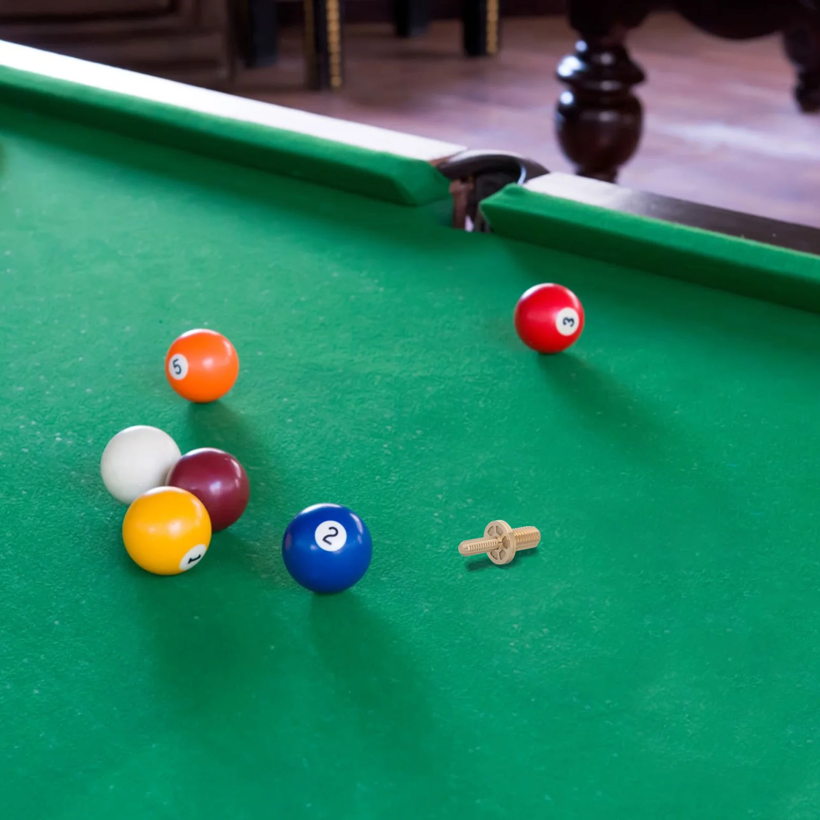 

1pc Pool Cue Billiard Interface Screw Heavy Duty Brass Connector Extension Part Hardware Accessory Pole Joint Snooker Supply